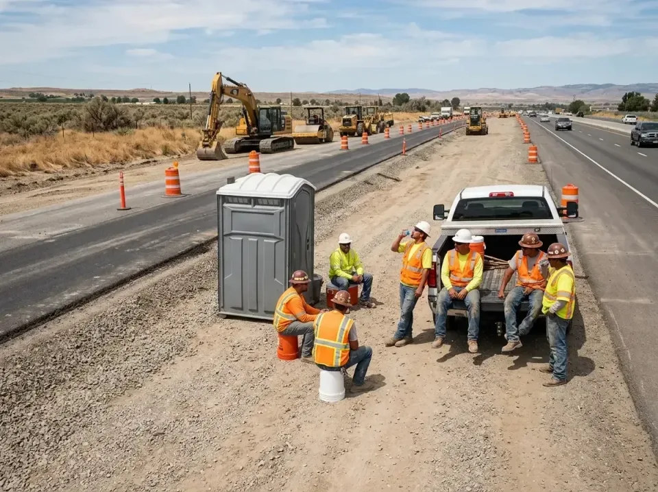 highway-road-construction-crew-007 — frequently asked questions, Porta Potty and Restroom Rentals in Mountain Green, UT